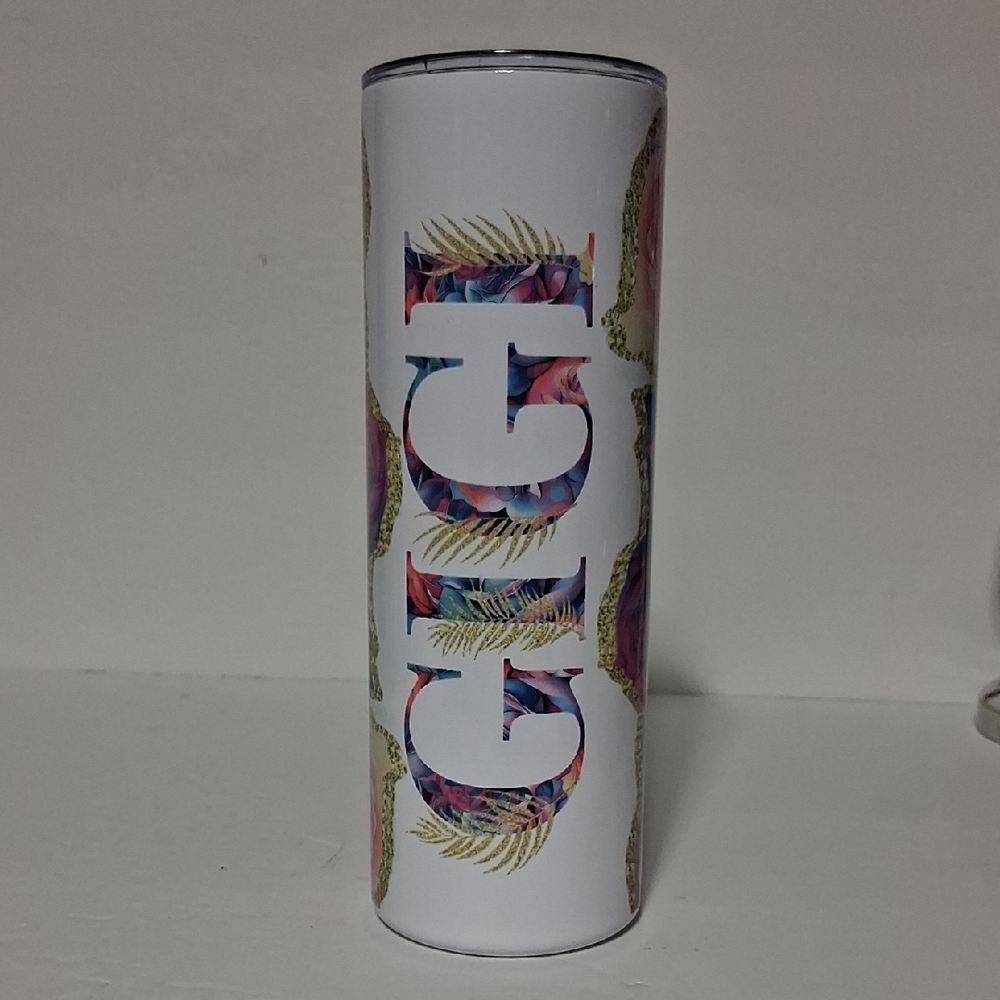 Gigi Floral Insulated 20 Oz Tumbler (New)